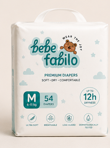 Bebe Fabilo Premium Diapers pack, size M